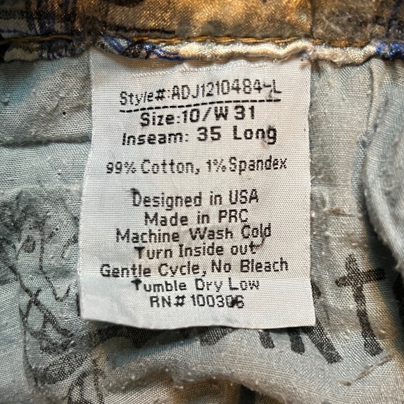 Womens Adiktd Western Jeans Size 10 - Picture 4 of 4